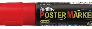 MERKEPENN POSTMARKER RØD 20MM ARTLINE