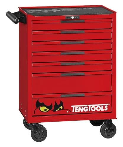 Tengtools - VERKTØYVOGN 335 DELER RØD 26 FOAM SKUFFER