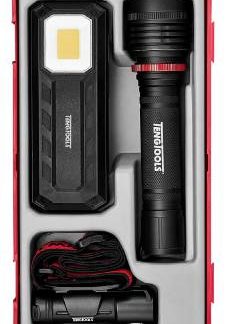 Tengtools - LAMPESETT 3 DELER TTLA03 OPPLADBAR USB-C