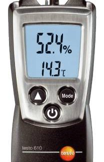 LUFTFUKTMÃLER OG TEMPERATUR610 TESTO