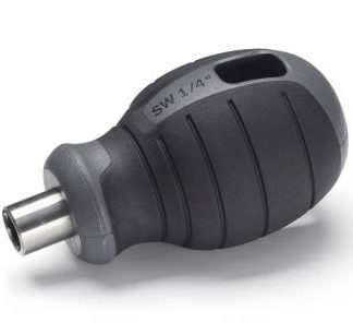BITSSKRUTREKKER STUBBY HULTAFORS SW 1/4"X10