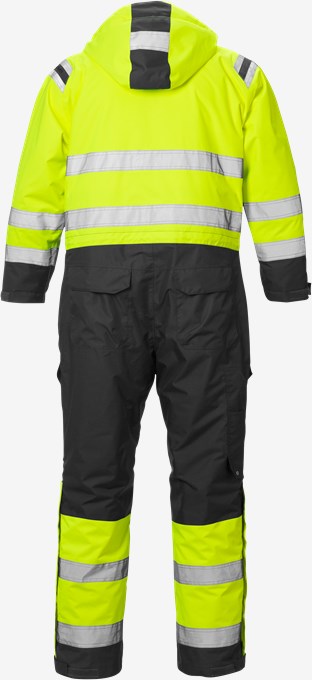 VINTERKJELEDRESS FRISTADS 8015 HIVIS KL.3 SVART/GUL STR 2XL - Bilde 2